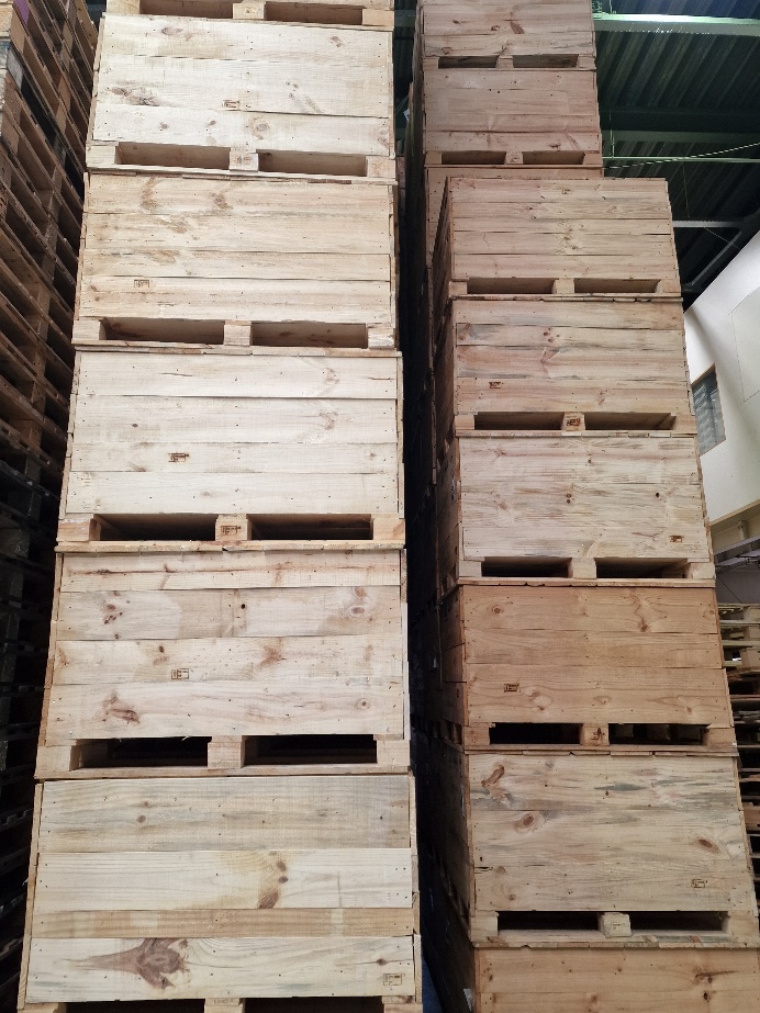 Gebruikte houten kisten 80x120x75cm - Pallet Plaza