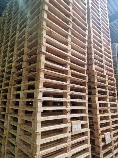 Blanke blokpallet 100x120